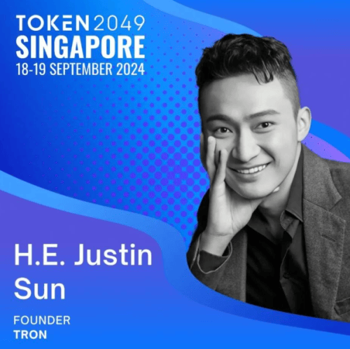 孙宇晨再次受邀参加TOKEN2049，分享行业洞见